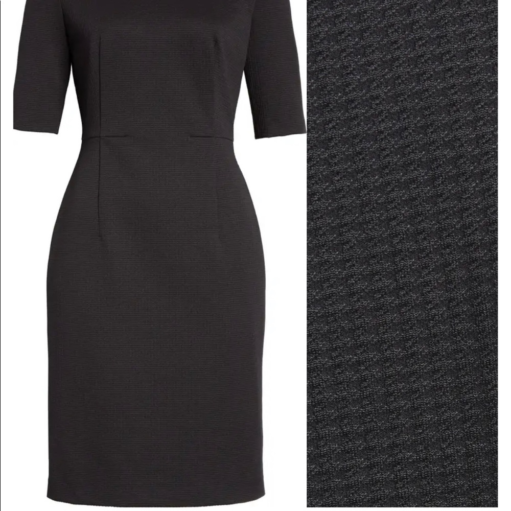 BOSS Daxine Back Zip Sheath Dress - Picture 3 of 7